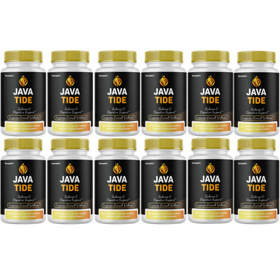 JavaTide Capsules, Java Tide Advanced Weight Loss Support Supplement 12 Bottles