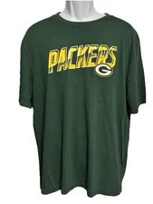 Green Bay Packers Mens Extra Large XL T Shirt NFL Football Spellout Logo Tee