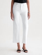 Ag Jeans Brinley Mid Rise Straight Leg Crop Jeans Size 25