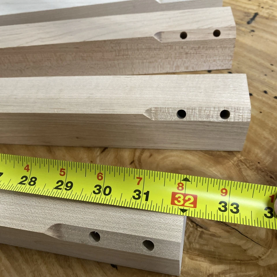 Juego de 4 patas de mesa de arce, S4S, ver fotos Foto 4 de 4