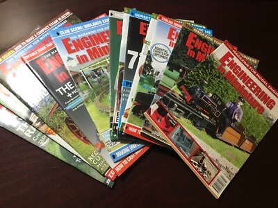 12 Volumes Engineering in Miniature Magazine 2016-17  for Model Engineers Choice