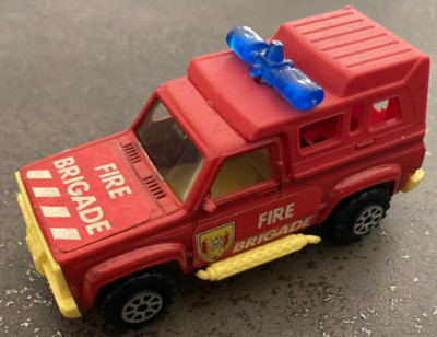 Norev Mini Jet, 4x4 Type Pickup, Fire Brigade, 1/64th