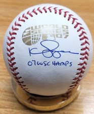 Autographed Kyle Snyder 2007  World Series Official Major League Baseball  - COA