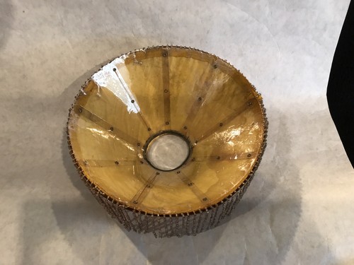 Paralumi placcati argento di shreve & co #4441 Perline con frange/fodera Art Nouveau - Foto 4 di 12