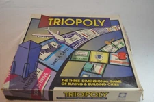 Triopoly The 3-Dimensional Game Of Buying & Building Cities Replacement Pieces
