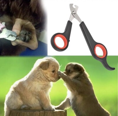 Stainless Steel Pet Nail Toe Clipper Scissors Dog Cat Puppy Claw Cutter Trimmer