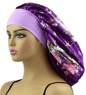 Satin Bonnet Silk Bonnet for Braids Sleeping Long Hair Bonnet