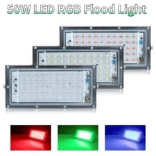 50W LED RGB Flood Light Lamp Outdoor Floodlight IP65 Reflector Led Spotlight110V