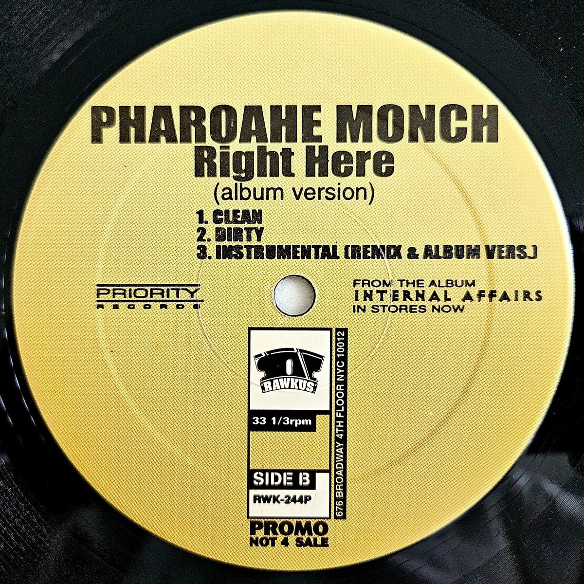 洋楽 Pharoahe Monch-Right Here Bay Area Remix 2000 - PHAROAHE MONCH - RIGHT HERE REMIX - RAWKUS RECORDS