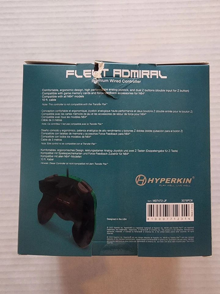 Controle Hyperkin Nintendo 64 - Imagem 2 de 4