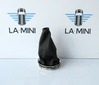 Genuine MINI Black Leather Gear Gaiter (Chrome) for R56 R55 R57 R58 R59