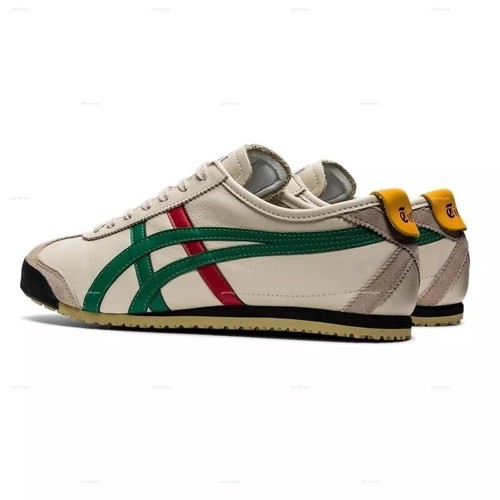 NIB Onitsuka Tiger MEXICO 66 1183C102 Beige/Grass Green Unisex Sneakers Shoe - Picture 44 of 71