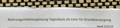 Vitamine&Nährstoffe Tagesbedarf PDF Liste Aufstellung Nahrungsergänzungsmittel