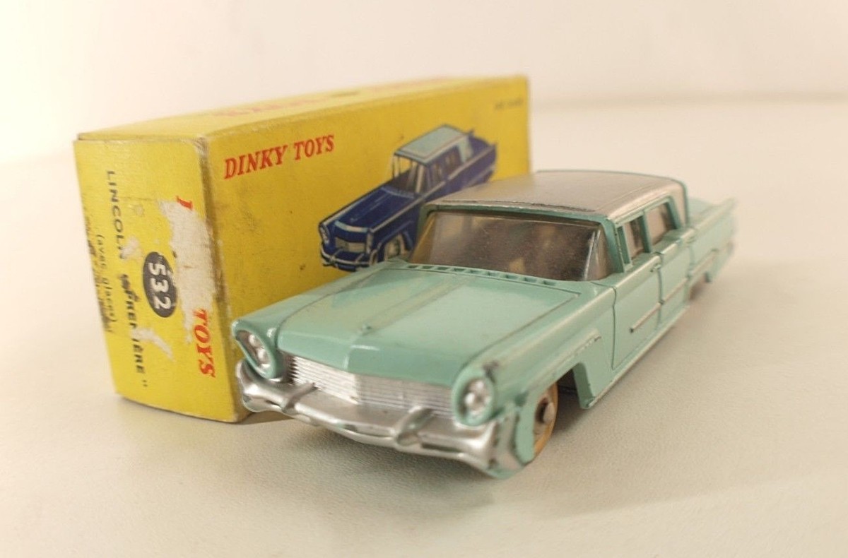 Dinky Toys France N°532 - Lincoln Première 1/43 - Vert - Modèle De Collection En Boîte