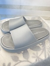 Beach Slides By J/Slides Gray Size 9.5-10 Sandals EU 42-43 NWB