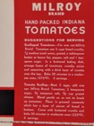 2 Milroy Indiana Tomatoes Vintage Can Labels — photo 2