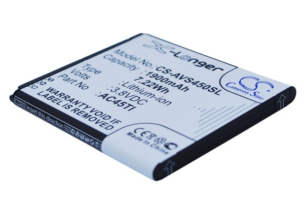 Ersatzakku - CS-AVS450SL - Archos 45 Titanium / AC45TI - 3,8 Volt 1900Mah Li-Ion-image