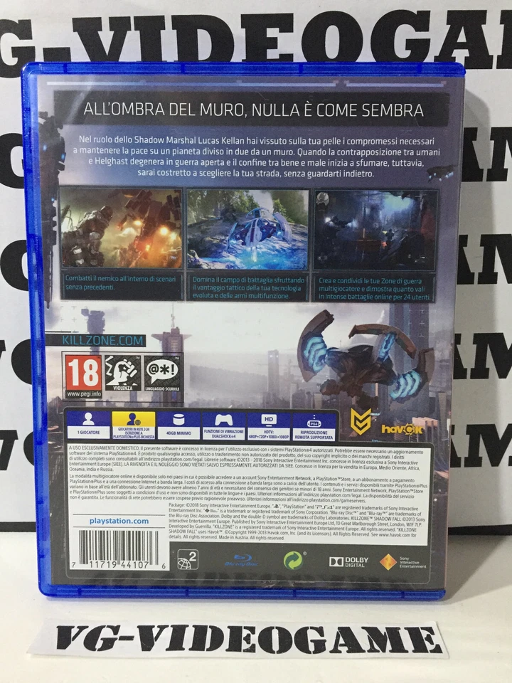 KILLZONE SHADOW FALL , PS4, foto 2 di 4