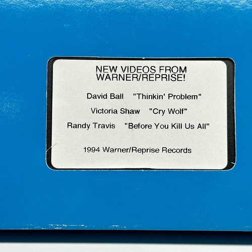 Randy Travis David Ball Victoria Shaw VHS 1994 Video Tape Promo Country WB Music - Picture 2 of 9
