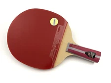Pen-Hold Table Tennis Paddle DHS H4006 Ping Pong Racket 4-Star Bat + Cover