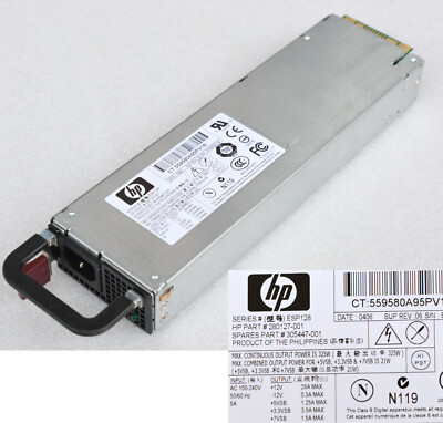 HP NETZTEIL 325W PSU 280127-001 305447-001 PSU ESP128 PROLIANT DL360 G3 O616