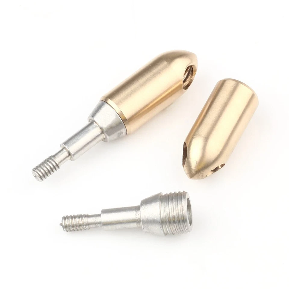 6Pcs DIY Gold Arrowheads Field Point Whistle Broadhead 132Grain Copper Arrowhead - Image 4 of 4