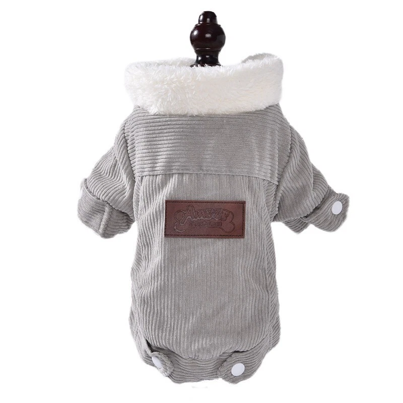 Warm Winter Dog Clothes - Velvet Vest for Small Pets - Image 4 of 4