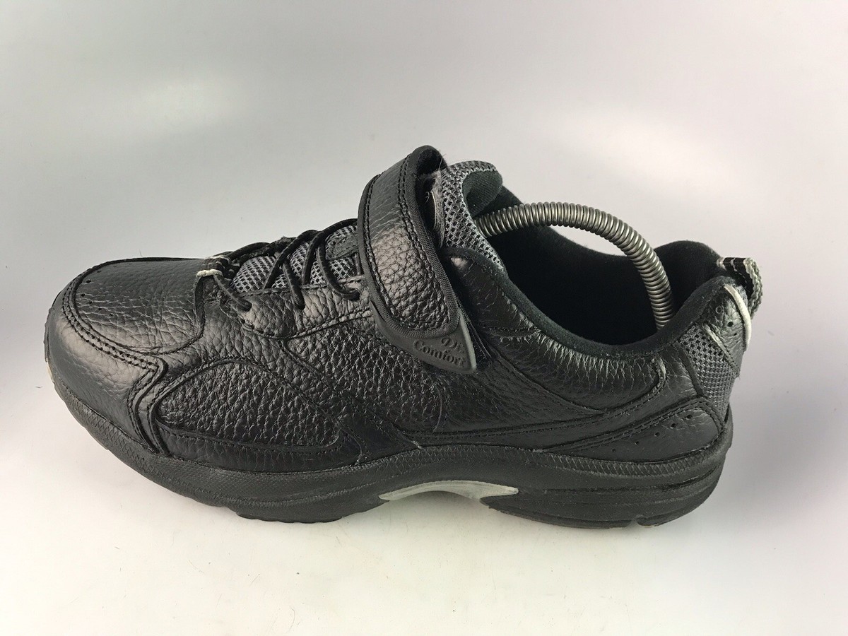 Dr. Comfort Winner 5710 Black Leather Orthopedic Shoes Sneaker Men