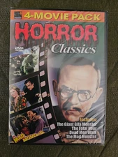 HORROR CLASSICS - 4 Movie Pack - DVD - Sealed - Boris Karloff, George Zucco - NR