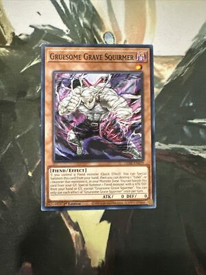 Yugioh Gruesome Grave Squirmer Common LEDE