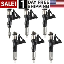 6Pcs Fuel Diesel Injectors 095000-6593 For 1984-2018 Hino J08E Kobelco SK200-8