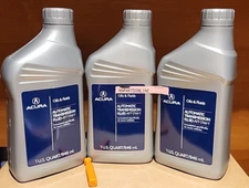 3x QTS ACURA OEM ATF DW-1 Automatic Transmission Fluid SEALED HONDA 08200-9008A