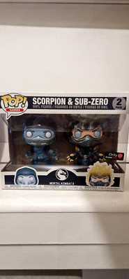 Funko Pop! Mortal Kombat-Sub-Zero & Scorpion Pack 2