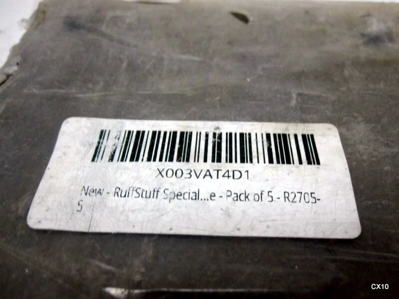 Paquete de 5 placas de poste de valla de acero RuffStuff 4x4" de 3/16" de espesor R2705 Foto 2 de 4