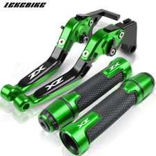 Brake Clutch Lever Handlebar Grips For Kawasaki ZX6R ZX7R ZX9R ZX10R ZX12R ZX14R