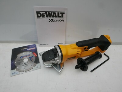 DeWalt DCG412 18V XR 5'' Winkelschleifer blankes Gerät + Diamantscheibe 