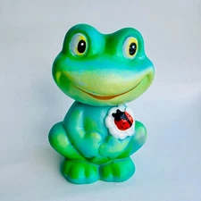 Vintage VTG Rubber Toy Doll Collectibles Figurine Frog Froggy