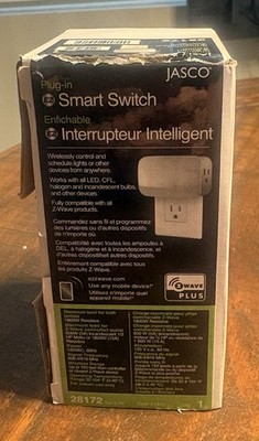 Jasco Z Wave In Wall Smart Dimmer Switch 45712