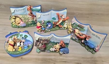 Set of 5 Winnie the Pooh Numbered Bradford Exchange "Book"  Wall Hangers