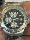 Vintage Seiko 7T32-6M49 Chronograph Alarm Men's Wrist Watch Japan Rare 100m