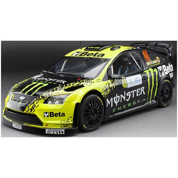 Sunstar 1:18 Scale Ford Focus RS WRC '08 #46 V.Rossi C.Cassina Monza Rally 2009 