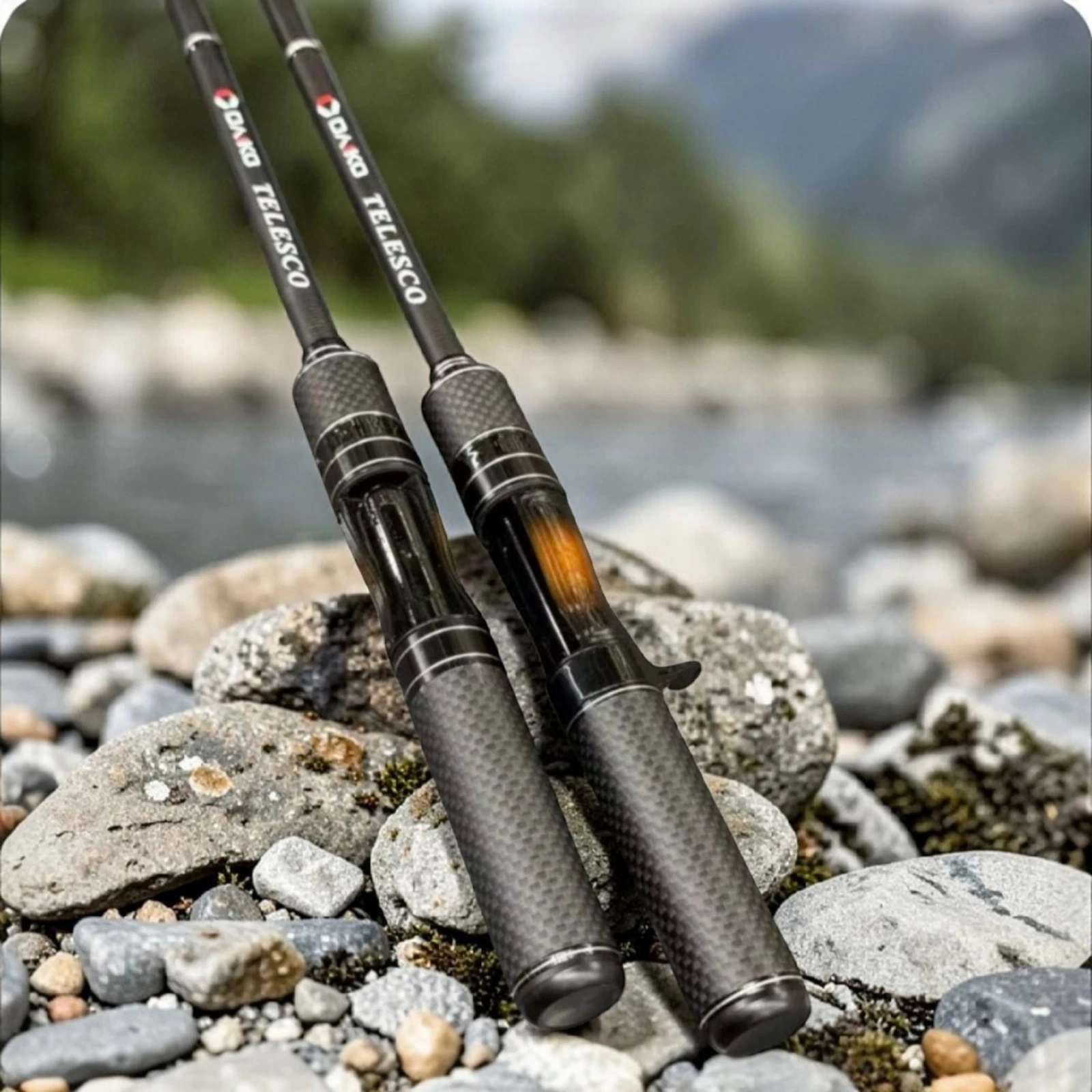Travel Telescopic Ultralight Fishing Rod Carbon Handle Camping Trip