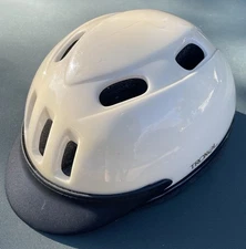 TROXEL WHITE SPORT TRAINING HELMET HORSE RIDING SIZE MEDIUM