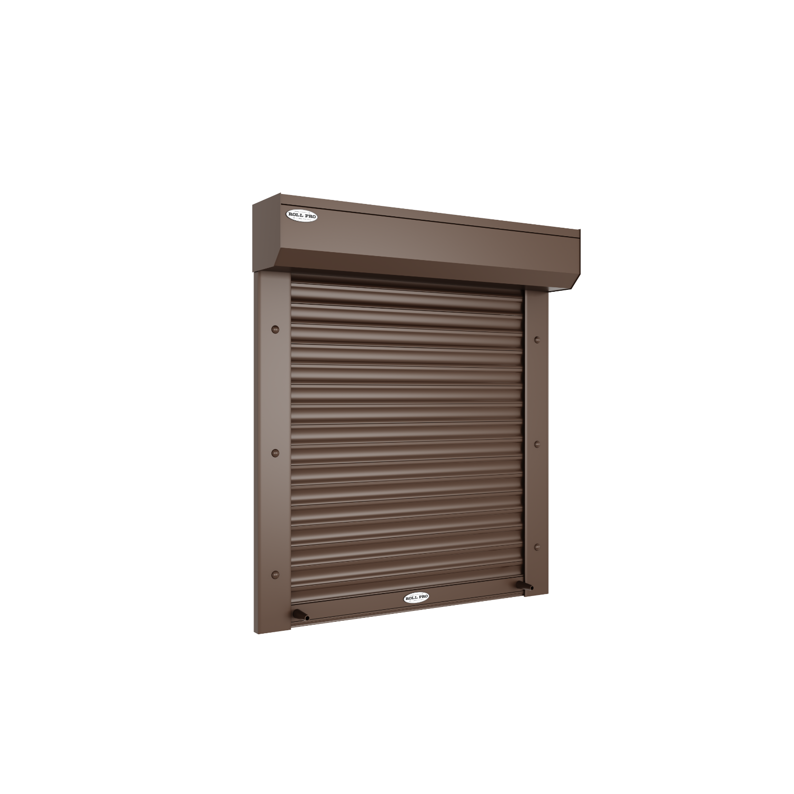 Automatic Security Roll Up Window Shutter (Brown)