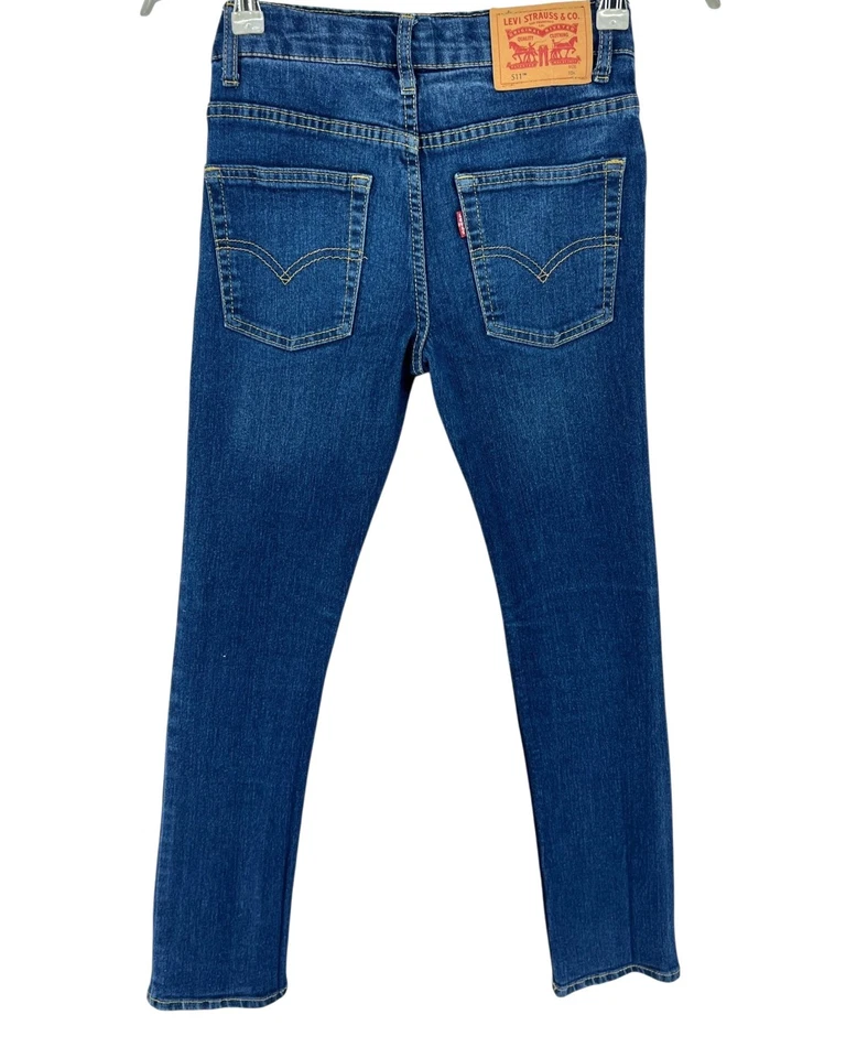 Levi's Strauss & Co 511 Enfants Filles Jeans Stretch Slim Taille 10Y W24 L27 - Photo 2/4
