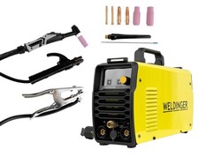 WIG-Schweißgerät WELDINGER WE 201PW plus DC HF Lift Puls 2T/4T MMA 200A +Zubehör