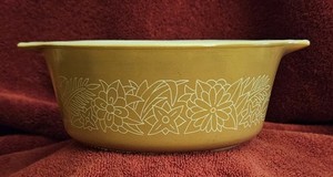 PYREX #472B Woodland Brown 750 ml Casserole Baking Dish, no Lid