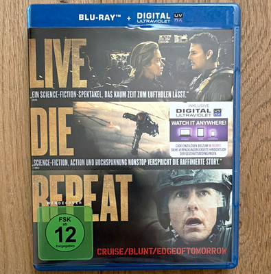 Warner Bros. Live Die Repeat Blu-ray Digital UV Wendecover DE/EN UT FSK 12