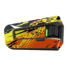 For Cardo Packtalk Edge Protection Sticker Decal  Oil Paint Burst