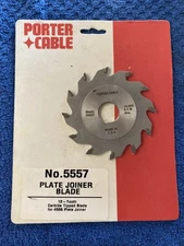 Porter Cable 4" No. 5557 Plate Joiner Blade 12 Tooth Carbide Tipped Made In USA